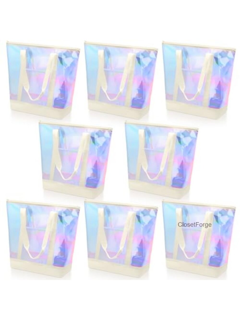 Clear Tote Bags Security Approved TPU Zipper Shoulder Handbag for Stadium